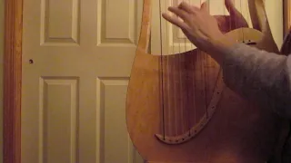 Hodu L' Adonai - "Give Thanks to the Lord" - Played on a Marini Made, 16 String, Lyre Harp