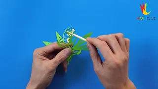 How To Make Lily Flower Popup Card
