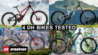 4 DH Bikes Tested | Demo vs Sender vs Supreme vs Two15