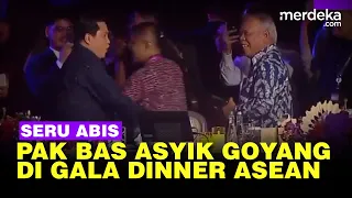 Pak Bas Beraksi Lagi Goyang Santai Cikini Gondangdia saat Gala Dinner KTT ASEAN