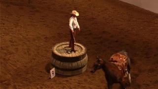 2017 Calgary Stampede Cowboy Up Challenge - First Go Winner - Magen Warlick