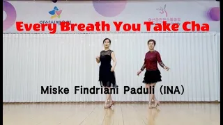 Every Breath You Take Cha Linedance demo Improver @ARADONG linedance