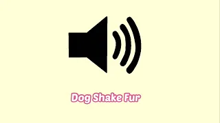 Dog Shake Fur Sound Effect