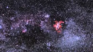 Zoom na nebulosa "Carina" - ESO