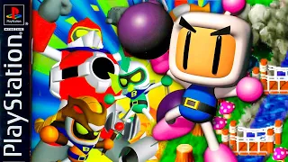 Bomberman World (PS1) - Longplay COMPLETED!