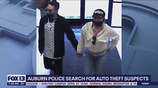 Auburn Police search for suspects who stole cars from auto auction | FOX 13 Seattle