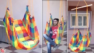 WOW !!! DIY Swing Jhula Making at Home || Simple DIY !!!