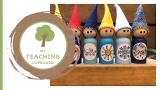 Weather Gnomes from Peg Dolls - Tutorial