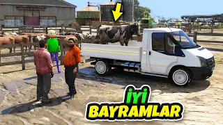 🕌 Recep Abi ile Baldi Bayram Namazından Sonra Kurban Almaya Gidiyor 🕌 GTA 5