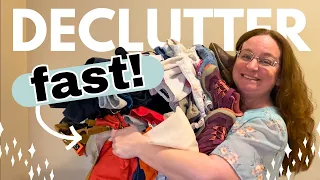 How to DECLUTTER FAST Every Day and have LESS STRESS!