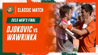 Wawrinka vs Djokovic 2015 Men's final | Roland-Garros Classic Match