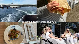 vlog; venindehygge, sejle og massere af god mad