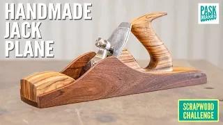 Make a Handmade Wooden Plane - Scrapwood Challenge ep34