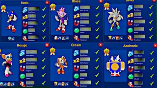 Sonic Dash All Characters Unlocked And Upgraded