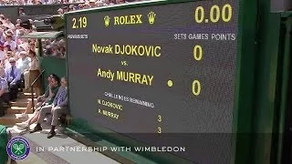 Andy Murray v Novak Djokovic (2013 Men's Final) – Rolex Wimbledon Golden Moments