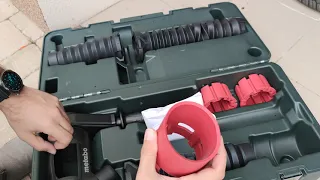 Unpacking / unboxing extraction set Metabo ESA MAX 623271000