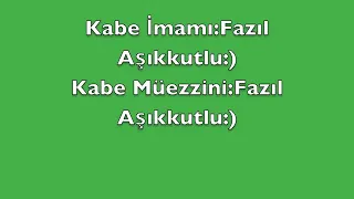 KABE’de Akşam Namazı-Fazıl Aşıkkutlu