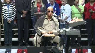 Stevie Wonder @ Michelle Obama Rally in Jacksonville Florida