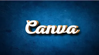 MAKE 3D TEXT IN CANVA.