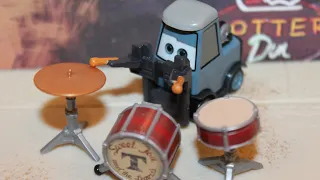 Mattel Disney Cars 3 Pam Wheeldarrow (Cotter Pin Band Member Drummer) 2021
