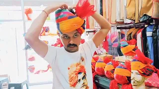 पचरंगा साफा बाँधने का शानदार तरीका ! how wear pachranga safa ! by om bana ! #safa #turban