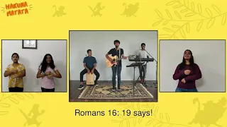 Romans 16:19 - Bob Fitts (Cover) | Lyric & Action Video