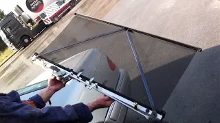 Снятие задней шторки Mercedes W210 Electric rear roller blind