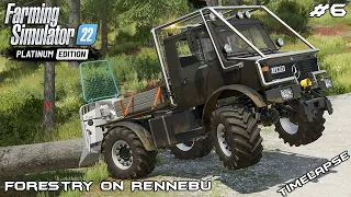 Extreme logging with UNIMOG U1600 | Forestry on RENNEBU | FS22 Platinum Edition | Episode 6