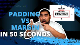 Padding & Margin issues?!🤔 CSS Box Model in 50 Seconds #shorts