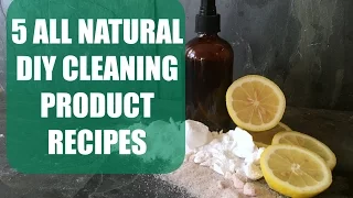 All Natural Household Cleaning Products | 5 Pet/Child Safe Recipes