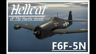 F6F-5N hellcat : Versatility, high speed,and big guns - A savage cat of The Pacific ocean !