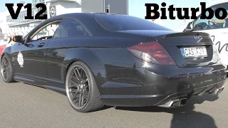 589HP Mercedes CL600 AMG- V12 Sounds!