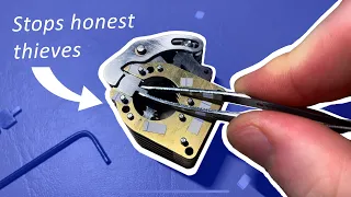 Making a pickproof lock to stop honest criminals.