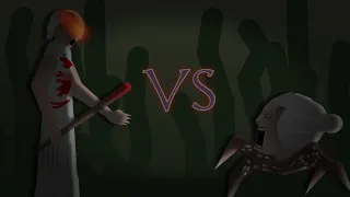 Granny vs. Angelene Spider Sticknodes Animation