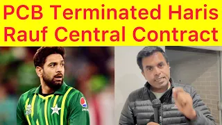 BREAKING 🛑 PCB Terminated Haris Rauf Central Contract | PCB Also Banned Haris for Private league