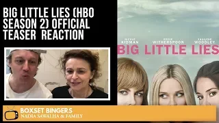Big Little Lies (HBO Season 2) Official TEASER - Nadia Sawalha & The Boxset bingers Reaction