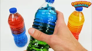 Fun Experiment for Kids - Color Changing Sensory Bottles DIY Project!