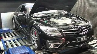 AMG CL63 ON DYNO AFTER MODS !!!