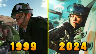 Evolution of Battlefield Games 1999 - 2024