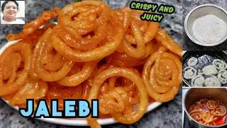 Crunchy Crispy Juicy JALEBI in 10 mins !! Super Tasty ଜିଲାପି ମାତ୍ର 10  ମିନିଟ୍ ରେ