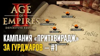 🔴 Кампания «Притхвирадж» за гурджаров #1 ⚔ Age of Empires 2: Definitive Edition