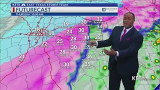 Arctic cold & wintry precipitation on Thursday (Evening Update 2-2-22)