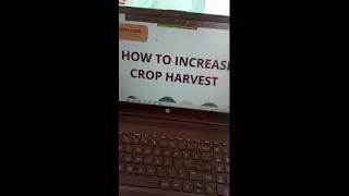 How to increase crop yield
