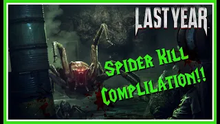 Last Year: Chapter 1 Afterdark| SPIDER KILL COMPILATION!!| Creep n' Crawl Edition