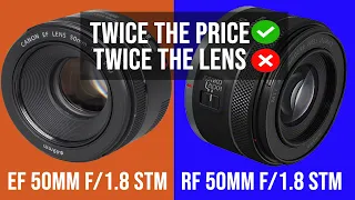 RF 50mm 1.8 VS EF 50mm 1.8 // It's one OR the other!