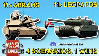 ABRAMS VS LEOPARDS - The Better Top Tier?  - WAR THUNDER