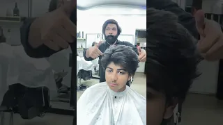 Boy new look ￼Shah Rukh khan hair style At sikandar salon