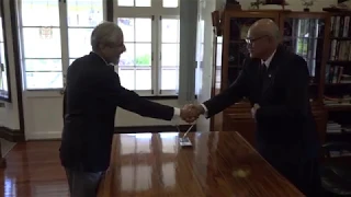 Fijian President officiates at the swearing-in of Justice Madan Lokur