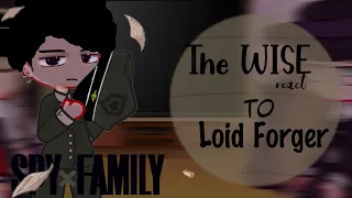 The W.I.S.E spy react to Twilight || Forger's family react || spy x family react