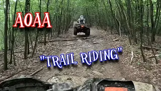 What trail did we want again? Can Am Renegade 1000xxc - Honda foreman 500 - AOAA